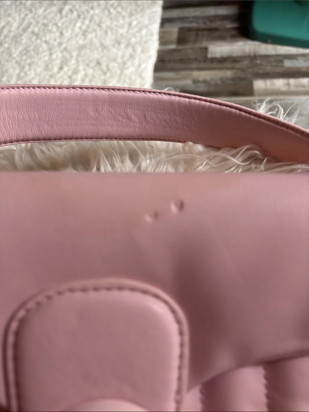 Steve Madden Logo Quilted Pink Bag